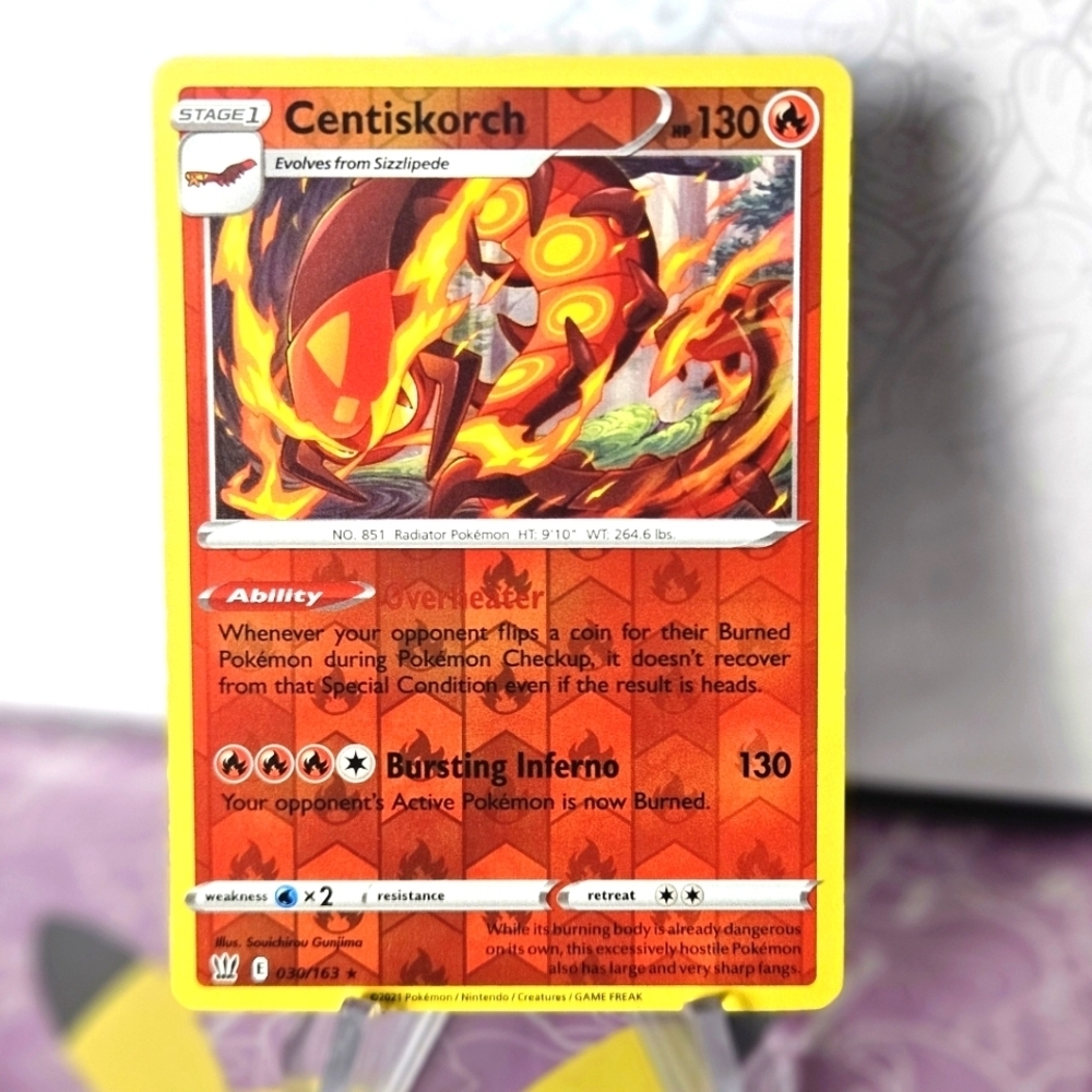 Centiskorch 030/163 Pokémon TCG Holo Rare